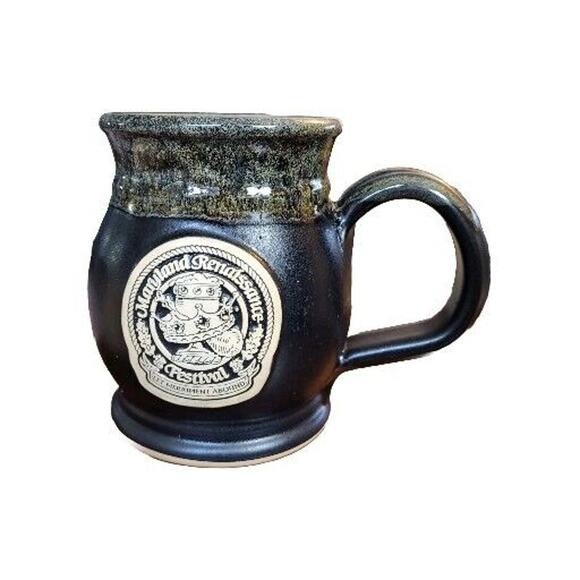 Maryland Renaissance Mug Pottery Grey Fox Pottery Cup - Picture 1 of 12